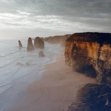 Take a scenic drive along the Great Ocean Road