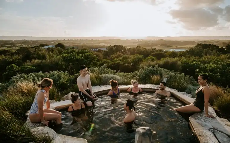 Bath-House-Friends-in-the-Hilltop-pool